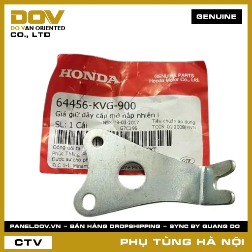 MÃ PHỤ TÙNG : 64456KVG900 GIÁ GIỮ DÂY CÁP MỞ NẮP NHIÊN L — 64456KVG900