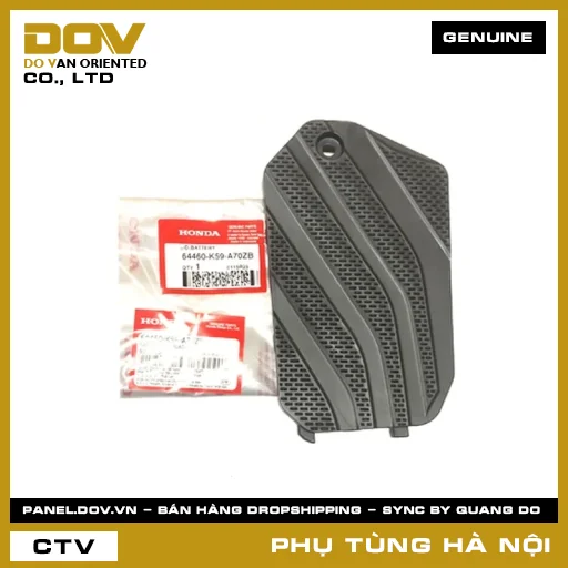MÃ PHỤ TÙNG : 64460K59A70ZB NẮP ẮC QUY *TBLACK* — 64460K59A70ZB