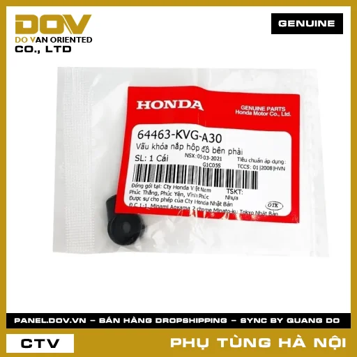MÃ PHỤ TÙNG : 64463KVGA30 VẤU KHÓA NẮP HỘP ĐỒ BÊN PHẢI — 64463KVGA30