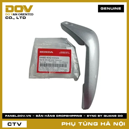 MÃ PHỤ TÙNG : 64480KVGV20ZA NẸP ỐP YẾM BÊN PHẢI *NH411M* — 64480KVGV20ZA