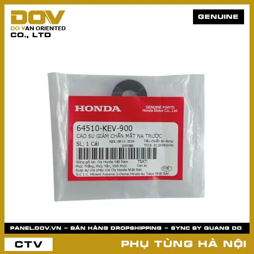 MÃ PHỤ TÙNG : 64510KEV900 CAO SU GIẢM CHẤN MẶT NẠ TRƯỚC — 64510KEV900