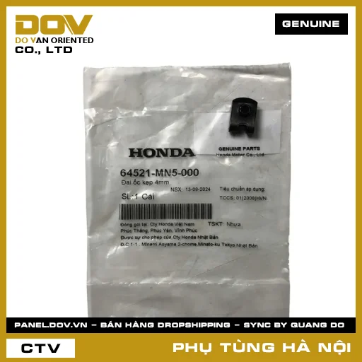 MÃ PHỤ TÙNG : 64521MN5000 ĐAI ỐC KẸP 4MM — 64521MN5000