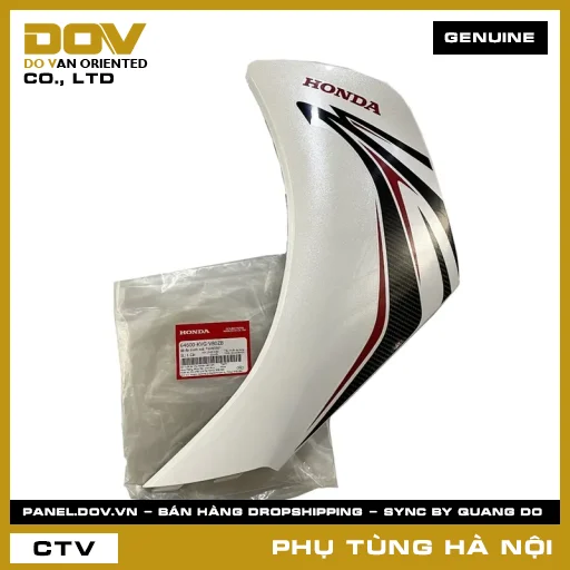MÃ PHỤ TÙNG : 64600KVGV80ZB BỘ ỐP TRƯỚC TRÁI *NHB35K* — 64600KVGV80ZB