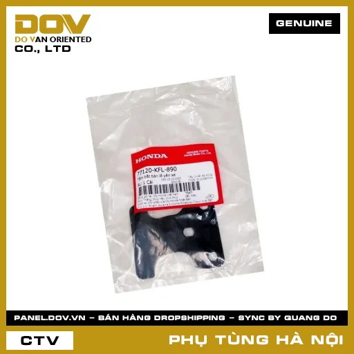 MÃ PHỤ TÙNG : 77120KFL890 TẤM BẮT BẢN LỀ YÊN XE — 77120KFL890