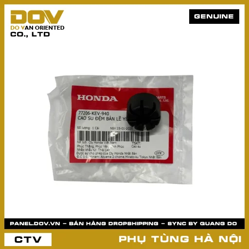 MÃ PHỤ TÙNG : 77206KEV940 CAO SU ĐỆM BẢN LỀ YÊN — 77206KEV940