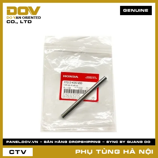 MÃ PHỤ TÙNG : 77213K35V00 CHỐT BẢN LỀ YÊN XE — 77213K35V00