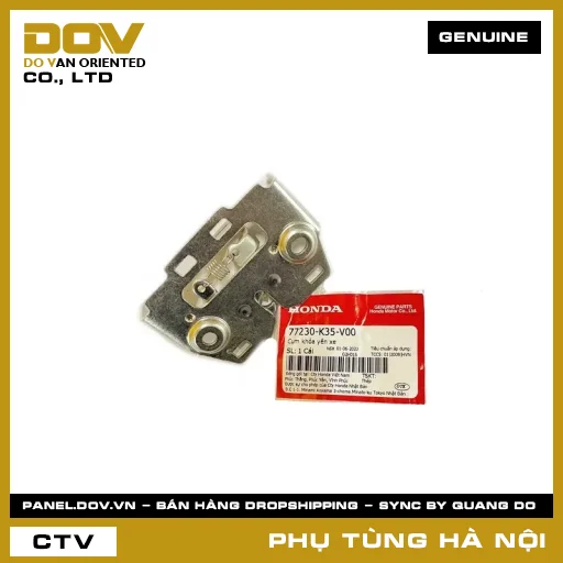 MÃ PHỤ TÙNG : 77230K35V00 CỤM KHÓA YÊN XE — 77230K35V00