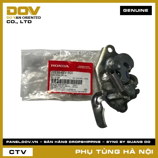 MÃ PHỤ TÙNG : 77230KEV900 CỤM KHÓA YÊN XE — 77230KEV900