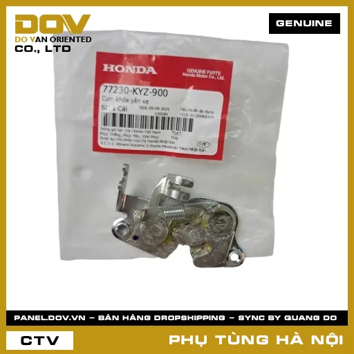 MÃ PHỤ TÙNG : 77230KYZ900 CỤM KHÓA YÊN XE — 77230KYZ900