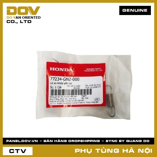MÃ PHỤ TÙNG : 77234GN2000 LÒ XO KHÓA YÊN XE — 77234GN2000