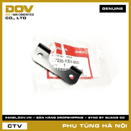 MÃ PHỤ TÙNG : 77235KEV900 TẤM BẮT BẢN LỀ YÊN XE — 77235KEV900