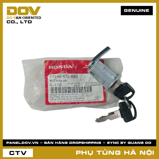 MÃ PHỤ TÙNG : 77240KTL680 BỘ Ổ KHÓA YÊN — 77240KTL680