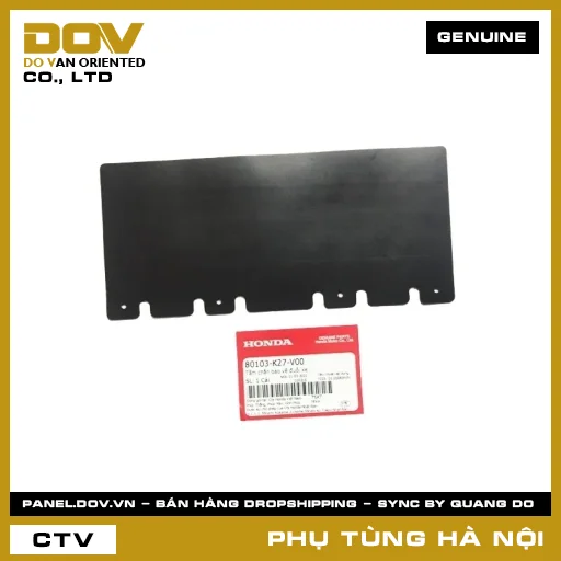 MÃ PHỤ TÙNG : 80103K27V00 TẤM CHẮN BẢO VỆ ĐUÔI XE — 80103K27V00