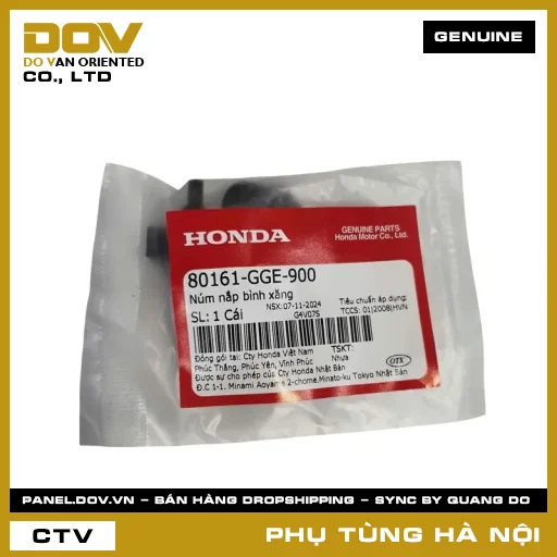 MÃ PHỤ TÙNG : 80161GGE900 NÚM NẮP BÌNH XĂNG — 80161GGE900