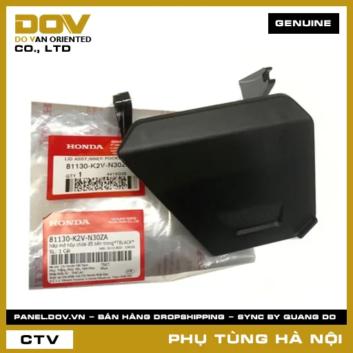MÃ PHỤ TÙNG : 81130K2VN30ZA NẮP MỞ HỘP CHỨA ĐỒ BÊN TRONG*TBLACK* — 81130K2VN30ZA