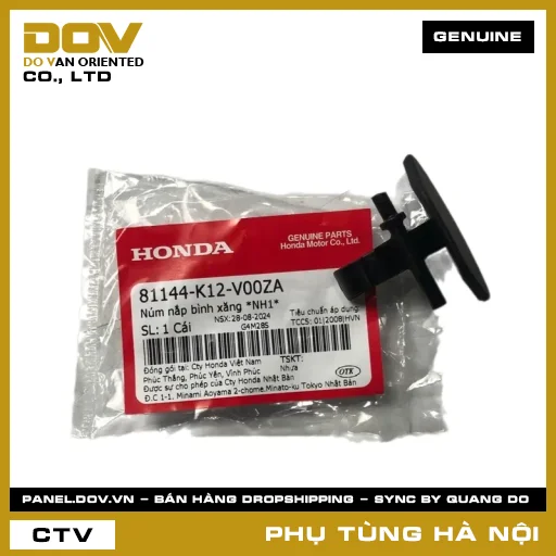 MÃ PHỤ TÙNG : 81144K12V00ZA NÚM NẮP BÌNH XĂNG *NH1* — 81144K12V00ZA