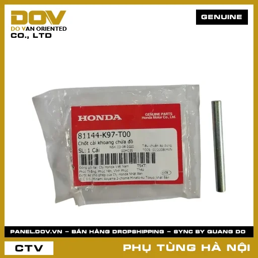 MÃ PHỤ TÙNG : 81144K97T00 CHỐT CÀI KHOANG CHỨA ĐỒ — 81144K97T00