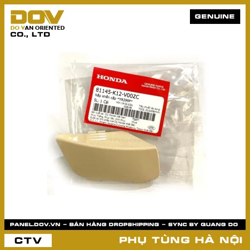 MÃ PHỤ TÙNG : 81145K12V00ZC NẮP KHẨN CẤP *YR299P* — 81145K12V00ZC