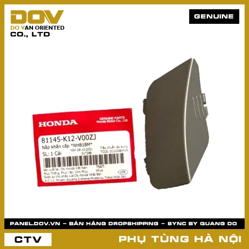 MÃ PHỤ TÙNG : 81145K12V00ZJ NẮP KHẨN CẤP *NHB18M* — 81145K12V00ZJ
