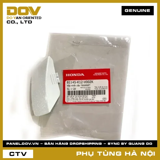 MÃ PHỤ TÙNG : 81145K12V00ZK NẮP KHẨN CẤP *NHA96P* — 81145K12V00ZK