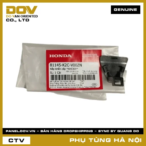MÃ PHỤ TÙNG : 81145K2CV00ZN NẮP KHẨN CẤP *NHC60P* — 81145K2CV00ZN