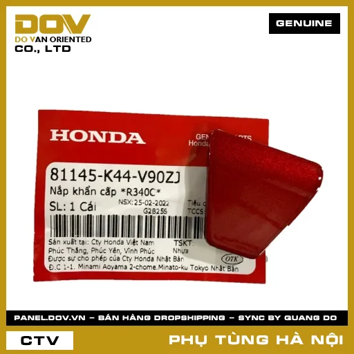 MÃ PHỤ TÙNG : 81145K44V90ZJ NẮP KHẨN CẤP *R340C* — 81145K44V90ZJ