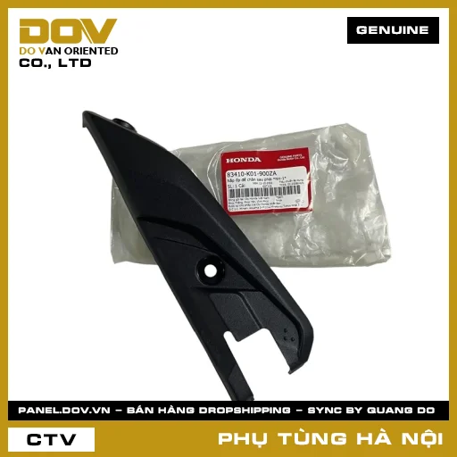 MÃ PHỤ TÙNG : 83410K01900ZA NẮP ỐP ĐỂ CHÂN SAU PHẢI *NH-1* — 83410K01900ZA