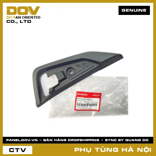 MÃ PHỤ TÙNG : 83420K0RV00ZA NẮP ỐP ĐỂ CHÂN SAU TRÁI *NH1* — 83420K0RV00ZA