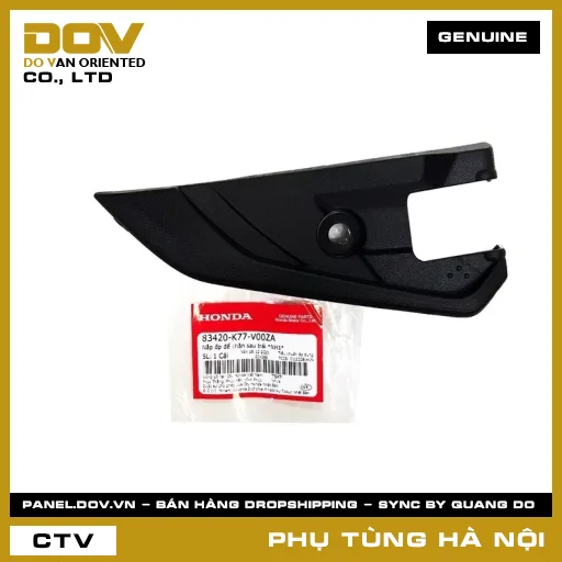 MÃ PHỤ TÙNG : 83420K77V00ZA NẮP ỐP ĐỂ CHÂN SAU TRÁI *NH1* — 83420K77V00ZA