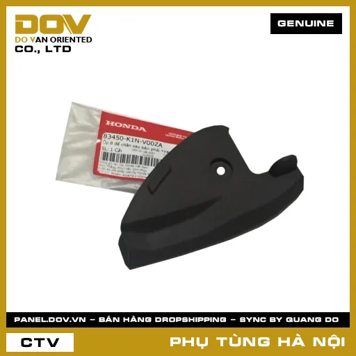 MÃ PHỤ TÙNG : 83450K1NV00ZA ỐP B ĐỂ CHÂN SAU BÊN PHẢI *YR286R* — 83450K1NV00ZA