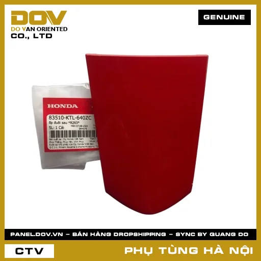 MÃ PHỤ TÙNG : 83510KTL640ZC ỐP ĐUÔI SAU *R263* — 83510KTL640ZC