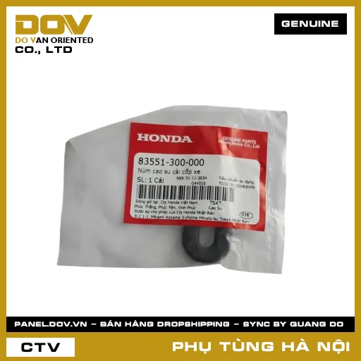 MÃ PHỤ TÙNG : 83551300000 NÚM CAO SU CÀI CỐP XE — 83551300000