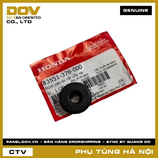 MÃ PHỤ TÙNG : 83551376000 NÚM CAO SU CÀI CỐP XE — 83551376000