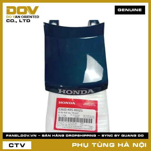 MÃ PHỤ TÙNG : 83600KRS860ZG BỘ ỐP ĐUÔI SAU *B142P* — 83600KRS860ZG