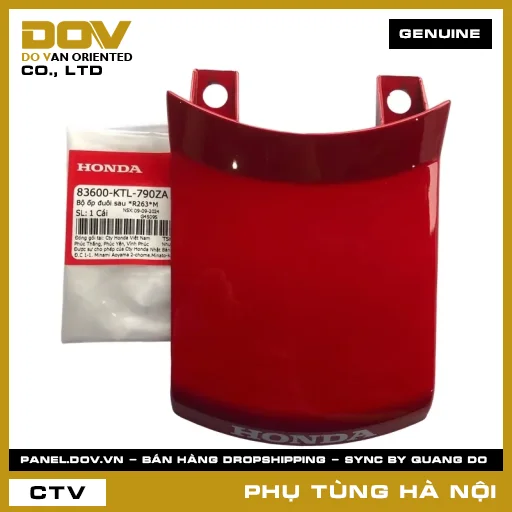 MÃ PHỤ TÙNG : 83600KTL790ZA BỘ ỐP ĐUÔI SAU *R263*M — 83600KTL790ZA