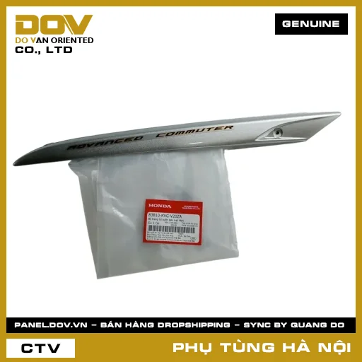 MÃ PHỤ TÙNG : 83810KVGV20ZA BỘ TRANG TRÍ SƯỜN BÊN TRÁI *NH — 83810KVGV20ZA