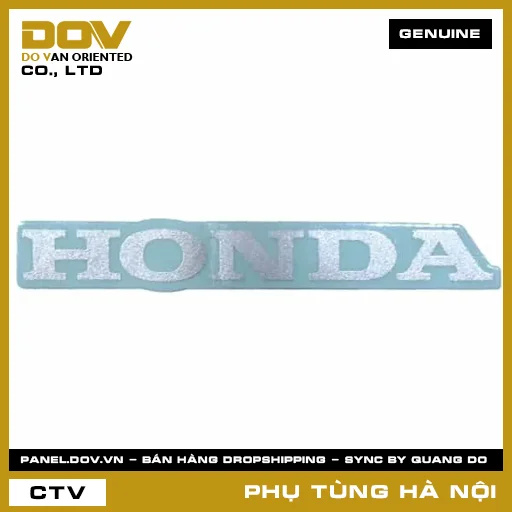 MÃ PHỤ TÙNG : 86101K35V00ZA MÁC CHỮ HONDA 75MM *NH411* — 86101K35V00ZA