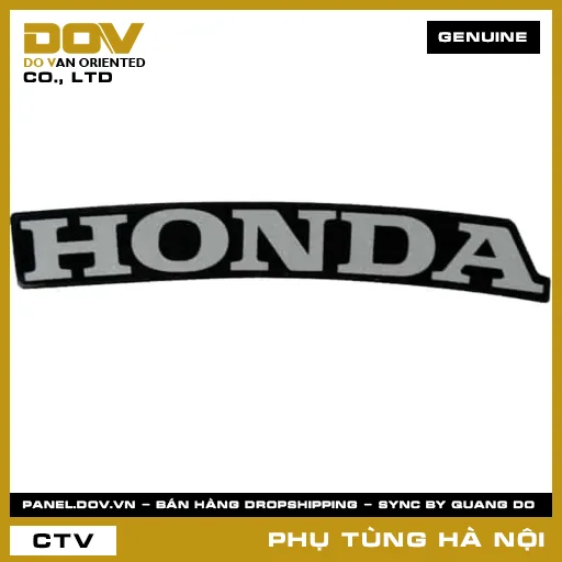 MÃ PHỤ TÙNG : 86102K1ZJ10ZA TEM ĐUÔI SAU (HONDA) 60MM *NH411* — 86102K1ZJ10ZA