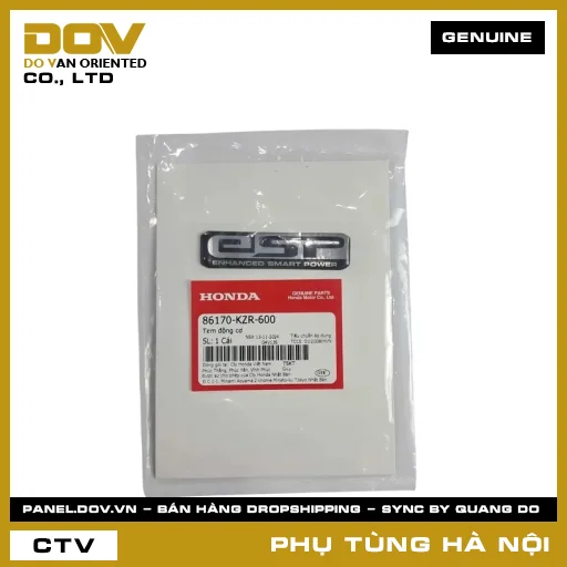 MÃ PHỤ TÙNG : 86170KZR600 TEM ĐỘNG CƠ — 86170KZR600