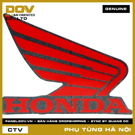 MÃ PHỤ TÙNG : 86201K45NL0ZA TEM CÁNH CHIM HONDA PHẢI 80MM — 86201K45NL0ZA