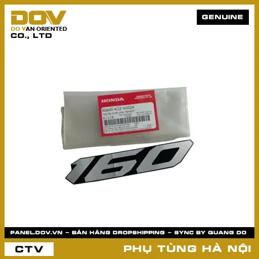 MÃ PHỤ TÙNG : 86640K2ZV00ZA TEM ỐP TRƯỚC PHẢI *NHB25* — 86640K2ZV00ZA
