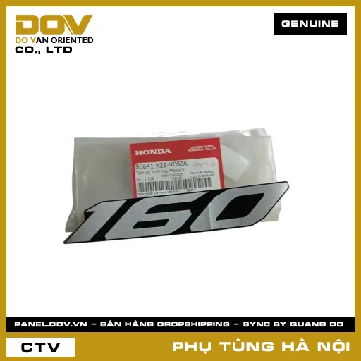 MÃ PHỤ TÙNG : 86641K2ZV00ZA TEM ỐP TRƯỚC TRÁI *NHB25* — 86641K2ZV00ZA