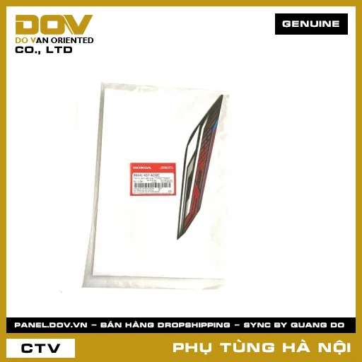MÃ PHỤ TÙNG : 86641K57AC0ZC TEM A CÁNH YẾM PHẢI *TYPE2* *R340* — 86641K57AC0ZC