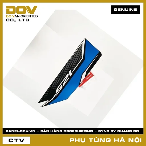 MÃ PHỤ TÙNG : 86641K66V00ZA TEM A ỐP TRƯỚC PHẢI *YR322C* — 86641K66V00ZA