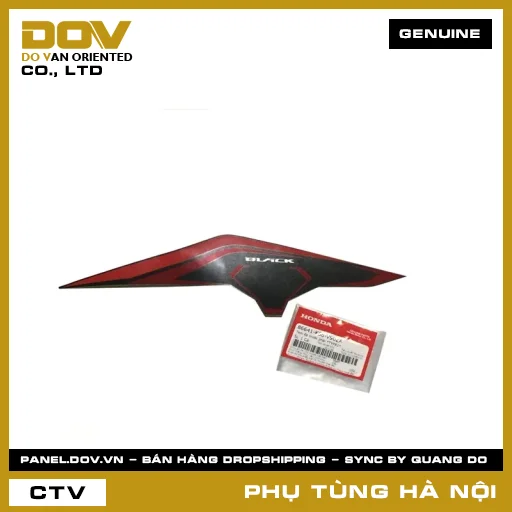 MÃ PHỤ TÙNG : 86641K66V90ZA TEM ỐP TRƯỚC PHẢI *TYPE1* — 86641K66V90ZA