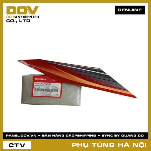 MÃ PHỤ TÙNG : 86641KYZG00ZB TEM DÁN A CÁNH YẾM PHẢI *R340C* — 86641KYZG00ZB