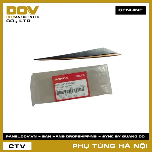 MÃ PHỤ TÙNG : 86641KYZV00ZA TEM ỐP YẾM PHẢI *PB373* — 86641KYZV00ZA