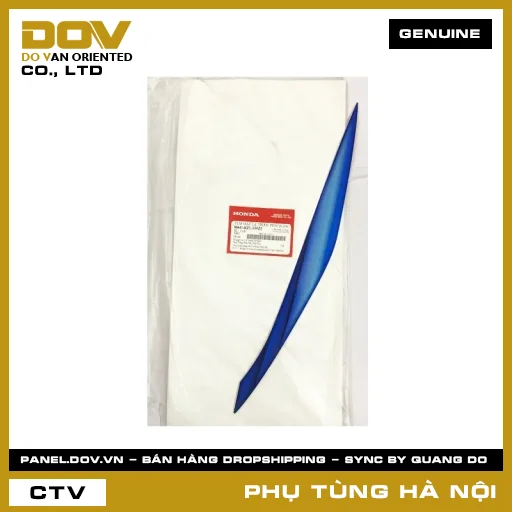 MÃ PHỤ TÙNG : 86641KZLE00ZE TEM MẶT NẠ TRƯỚC PHẢI *B206* — 86641KZLE00ZE