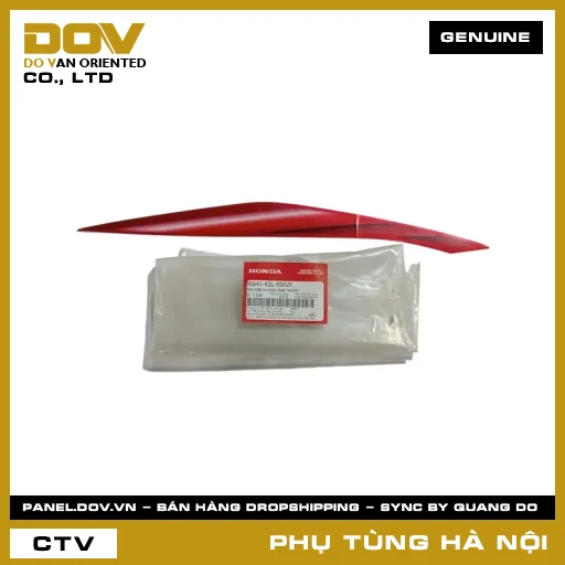 MÃ PHỤ TÙNG : 86641KZLE00ZF TEM MẶT NẠ TRƯỚC PHẢI *R340* — 86641KZLE00ZF