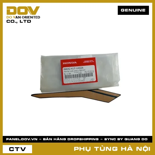 MÃ PHỤ TÙNG : 86642K1FV40ZA TEM ỐP TRƯỚC PHẢI A *NHC34* — 86642K1FV40ZA